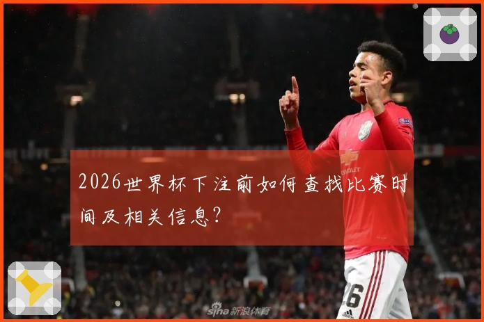 2026世界杯下注前如何查找比赛时间及相关信息？