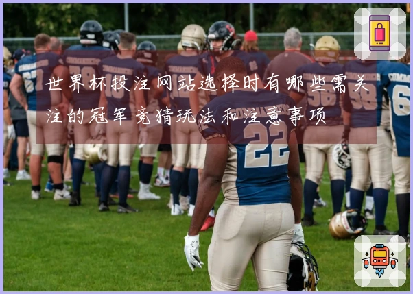 世界杯投注网站选择时有哪些需关注的冠军竞猜玩法和注意事项